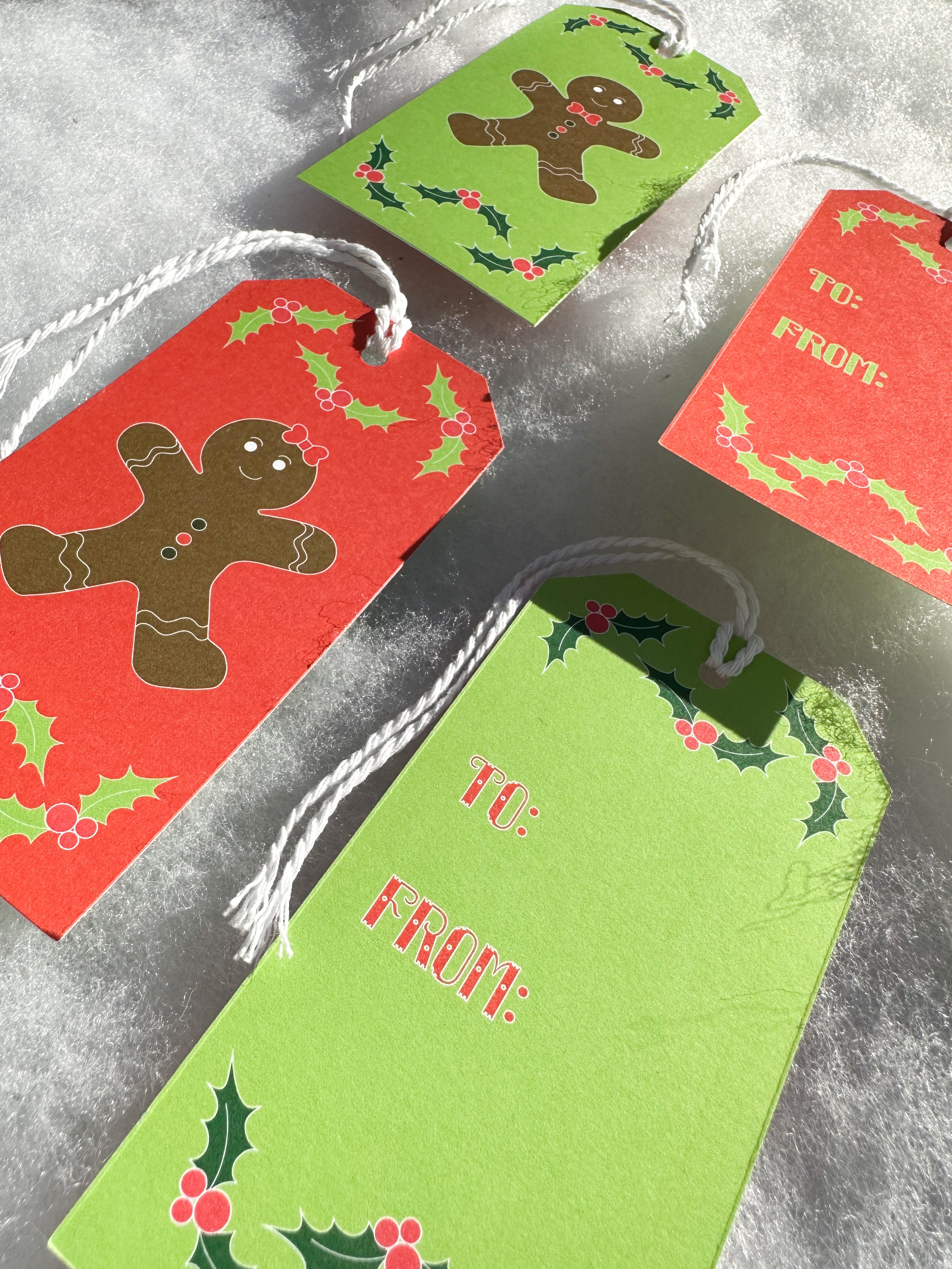 Gingerbread Gift Tags