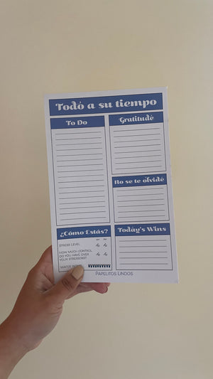 Todo a Su Tiempo Notepad